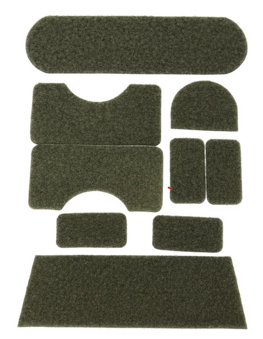 Adhesive Helmet Velcro Strip & Patch Kit, for ACH / MICH / FAST Tactical Ballistic Helmets