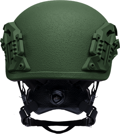 ACH / FAST Tactical Ballistic Helmet (NIJ L3a) - High Cut - Green