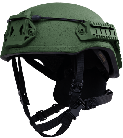 ACH / FAST Tactical Ballistic Helmet (NIJ L3a) - High Cut - Green