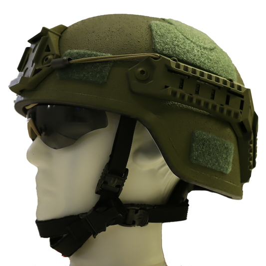 ACH / MICH Tactical Ballistic Helmet (NIJ L3a) - Low Cut - Green