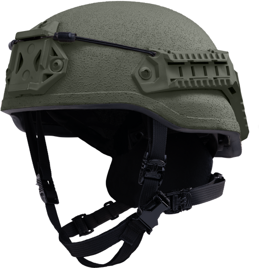 ACH / MICH Tactical Ballistic Helmet (NIJ L3a) - Mid Cut - Green